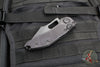 Microtech Stitch OTS Auto Knife- Shadow Edition- Black Handle- Black DLC Sterile Blade- Deep Etched Clip Logo 169-1 DLCTSH