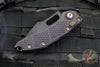 06/2017 Original Run Microtech Stitch OTS Auto Knife- Black Handle- Black DLC Part Serrated Blade- Bronze Hardware 169-2 DLC