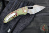 Microtech Stitch OTS Auto Knife- Outbreak Finished Handle- Outbreak Black Part Serrated Blade 169-2 OBS