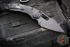 Microtech Stitch OTS Auto Knife- Tactical- Black Handle- Black Part Serrated Blade 169-2 T