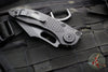 Microtech Stitch OTS Auto Knife- Tactical- Black Handle- Black Part Serrated Blade 169-2 T
