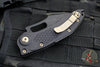 06/2017 Original Run Microtech Stitch OTS Auto Knife- Black Handle- Black DLC Full Serrated Blade- Bronze Hardware 169-3 DLC