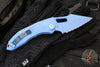 Microtech Stitch OTS Auto Knife- Lilo And Stitch- Lavender Handle- Lavender Full Serrated Blade- Pink Titanium Backspacer 169-3 SIS