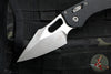 Microtech Stitch RAM LOK Knife- Black Fluted G-10 Handle- Apocalyptic Plain Edge Blade 169RL-10 APFLGTBK