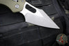 Microtech Stitch RAM LOK Knife- OD Green Fluted G-10 Handle- Apocalyptic Blade 169RL-10 APFLGTOD