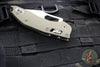 Microtech Stitch RAM LOK Knife- OD Green Fluted G-10 Handle- Apocalyptic Blade 169RL-10 APFLGTOD