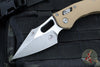 Microtech Stitch RAM LOK Knife- Tan Fluted G-10 Handle- Apocalyptic Plain Edge Blade 169RL-10 APFLGTTA