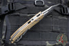 Microtech Stitch RAM LOK Knife- Tan Fluted G-10 Handle- Apocalyptic Plain Edge Blade 169RL-10 APFLGTTA