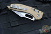Microtech Stitch RAM LOK Knife- Tan Fluted G-10 Handle- Apocalyptic Plain Edge Blade 169RL-10 APFLGTTA