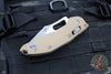 Microtech Stitch RAM LOK Knife- Tan Fluted G-10 Handle- Apocalyptic Plain Edge Blade 169RL-10 APFLGTTA