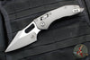 Microtech Stitch RAM LOK Knife- Natural Clear Finished Fluted Aluminum Handle- Apocalyptic Blade 169RL-10 APFLNC