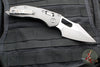 Microtech Stitch RAM LOK Knife- Natural Clear Finished Fluted Aluminum Handle- Apocalyptic Blade 169RL-10 APFLNC