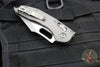Microtech Stitch RAM LOK Knife- Natural Clear Finished Fluted Aluminum Handle- Apocalyptic Blade 169RL-10 APFLNC