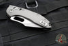 Microtech Stitch RAM LOK Knife- Natural Clear Finished Fluted Aluminum Handle- Apocalyptic Blade 169RL-10 APFLNC