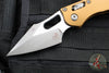 Microtech Stitch RAM LOK Knife- Tan Finished Fluted Aluminum Handle- Apocalyptic Blade 169RL-10 APFLTA