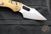 Microtech Stitch RAM LOK Knife- Tan Finished Fluted Aluminum Handle- Apocalyptic Blade 169RL-10 APFLTA