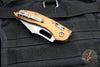 Microtech Stitch RAM LOK Knife- Tan Finished Fluted Aluminum Handle- Apocalyptic Blade 169RL-10 APFLTA