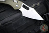 Microtech Stitch RAM LOK Knife- OD Green Fluted G-10 Handle- Stonewash Plain Edge Blade 169RL-10 FLGTOD