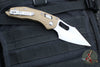 Microtech Stitch RAM LOK Knife- Tan Frag G-10 Handle- Stonewash Blade 169RL-10 FRGTTA