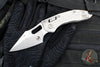 Marfione Select Stitch RAM LOK Knife- Frag Pattern Stonewash Titanium Handle- Stonewash Blade- Blue Backstrap 169RL-10 FRMS2