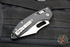 Microtech Stitch RAM LOK Knife- Black Fluted G-10 Handle- Apocalyptic Part Serrated Blade 169RL-11 APFLGTBK