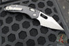 Microtech Stitch RAM LOK Knife- Black Fluted Aluminum Handle- Apocalyptic Part Serrated Blade 169RL-11 APFL