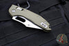 Microtech Stitch RAM LOK Knife- OD Green Fluted G-10 Handle- Stonewash Part Serrated Blade 169RL-11 FLGTOD