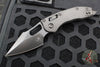 Microtech Stitch RAM LOK Knife- Fluted Carbon Fiber Handle- Black DLC Blade 169RL-1 DLCTFLCFS