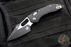 Microtech Stitch RAM LOK Knife- Black Fluted G-10 Handle- Black Blade 169RL-1 FLGTBK
