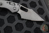 Microtech Stitch RAM LOK Knife- Fluted Carbon Fiber Handle- Black DLC Part Serrated Blade 169RL-2 DLCTFLCFS