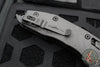 Microtech Stitch RAM LOK Knife- Fluted Carbon Fiber Handle- Black DLC Part Serrated Blade 169RL-2 DLCTFLCFS