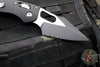 Microtech Stitch RAM LOK Knife- Black Fluted Aluminum Handle- Black Part Serrated Blade 169RL-2 FL