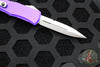 Microtech Hera II OTF Knife- MINI- Bayonet Edge- Purple Handle- Stonewash Blade 1701M-10 PU