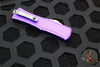Microtech Hera II OTF Knife- MINI- Bayonet Edge- Purple Handle- Stonewash Blade 1701M-10 PU