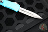 Microtech Hera II OTF Knife- MINI- Bayonet Edge- Turquoise Handle- Stonewash Blade 1701M-10 TQ