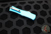 Microtech Hera II OTF Knife- MINI- Bayonet Edge- Turquoise Handle- Stonewash Blade 1701M-10 TQ