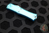 Microtech Hera II OTF Knife- MINI- Bayonet Edge- Turquoise Handle- Stonewash Blade 1701M-10 TQ