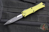 Microtech Hera II OTF Knife- MINI- Bayonet Edge- Green Handle- Black Blade 1701M-1 OD