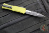 Microtech Hera II OTF Knife- MINI- Bayonet Edge- Green Handle- Black Blade 1701M-1 OD