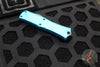 Microtech Hera II OTF Knife- MINI- Bayonet Edge- Turquoise Handle- Black Part Serrated Blade 1701M-2 TQ