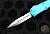 Microtech Hera II OTF Knife- MINI- Bayonet Edge- Turquoise Handle- Satin Blade 1701M-4 TQ
