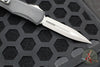 Microtech Hera II XL OTF Knife- Double Edge- Apocalyptic Black Handle- Apocalyptic Blade 1702-10 APBKAP