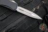 Microtech Hera II XL OTF Knife- Double Edge- Black Handle- Apocalyptic Blade 1702-10 AP