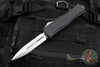 Microtech Hera II XL OTF Knife- Double Edge- Black Handle- Stonewash Blade 1702-10