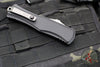 Microtech Hera II XL OTF Knife- Double Edge- Black Handle- Stonewash Blade 1702-10