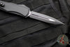 Microtech Hera II XL OTF Knife- Tactical- Double Edge- Black Handle- Black Blade 1702-1 T