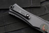 Microtech Hera II XL OTF Knife- Tactical- Double Edge- Black Handle- Black Blade 1702-1 T