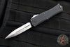 Microtech Hera II OTF Knife- MINI- Double Edge- Black Handle- Stonewash Blade 1702M-10