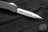 Microtech Hera II OTF Knife- MINI- Double Edge- Black Handle- Stonewash Blade 1702M-10