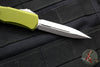 Microtech Hera II OTF Knife- MINI- Double Edge- OD Green Handle- Stonewash Blade 1702M-10 OD